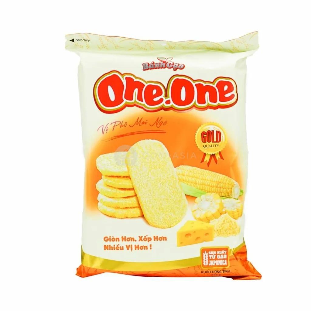 Bánh gạo vị phô mai ngô ONE ONE 118g