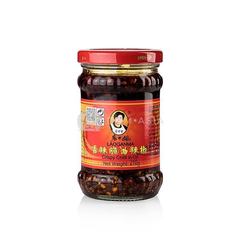 Sos Chrupiące Chili w Oliwie LAO GAN MA 210g