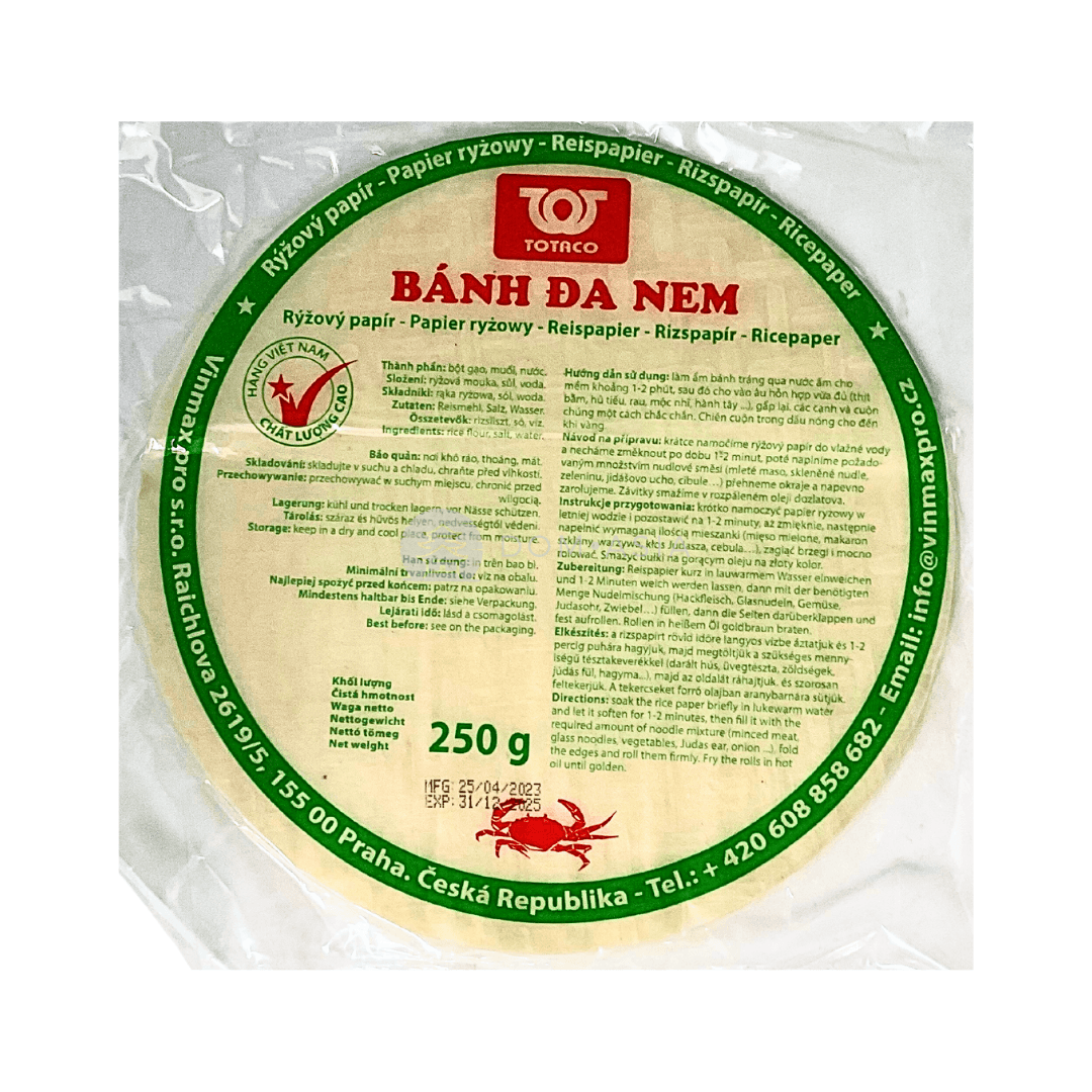 Bánh đa nem Con Cua TOTACO 250g