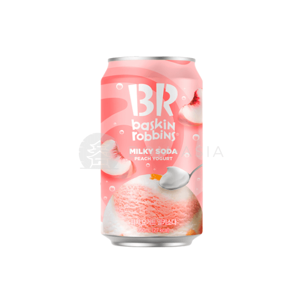 Nước có gas vị sữa chua đào BASKIN ROBBINS 350ml