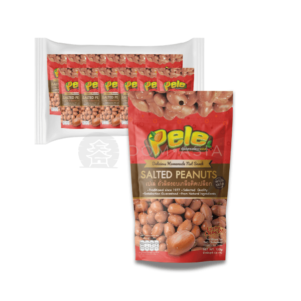 Snack đậu phộng rang muối vỏ đỏ PELE 120g