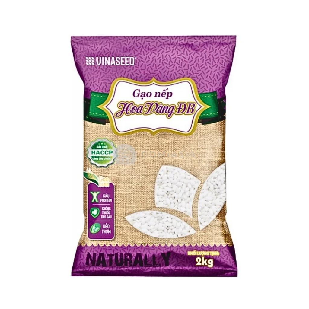 Gạo nếp cái hoa vàng VINASEED 2kg