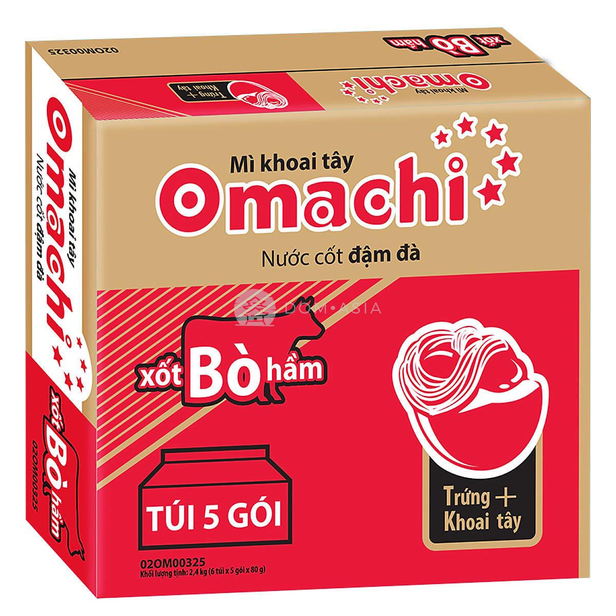 Mì OMACHI vị bò 80g