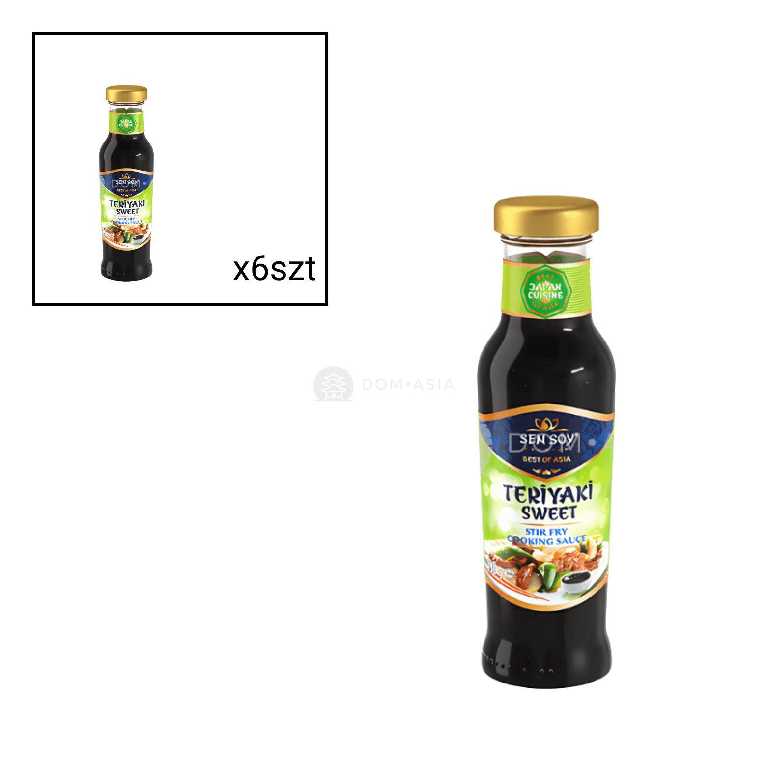 Sos teriyaki słodki SEN SOY 320g x 6szt/ op